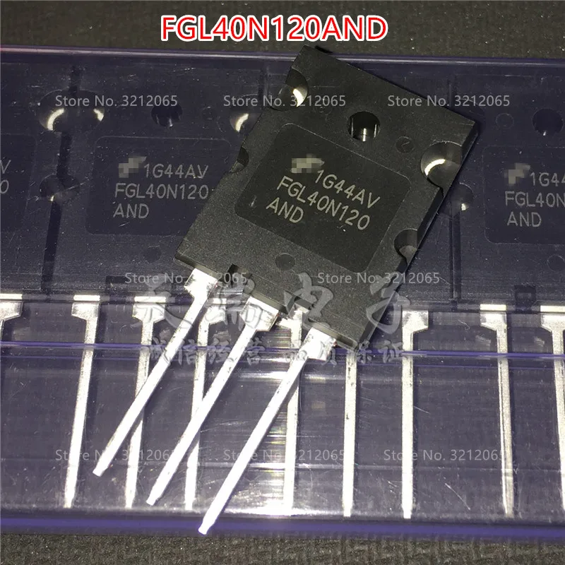 New Original Import FGL40N120AND FGL40N120 TO-264 IGBT 1200V 40A 10PCS/LOT | Электронные компоненты и