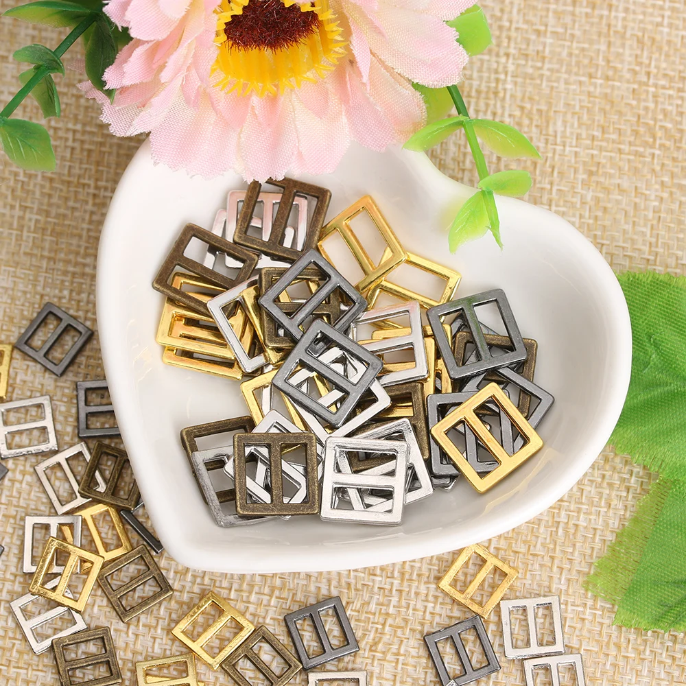 

20/40Pcs Tiny 6/7/8.5mm Tri-glide Belt Buckle for DIY Doll Clothes Bags Mini Buckles Buttons DIY Shoes Clothing Accessories