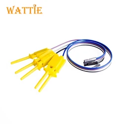 Dupont linha turn logic analyzer teste gancho 10 pçs/lote