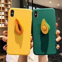 3D חמוד פירות רך סיליקון מקרה עבור שיאו mi אדום mi הערה 4 4X 4A S2 mi 5X 6X mi X 2S מקסימום 3 mi 8 לייט mi 9 SE Coque כיסוי מתנה(China)