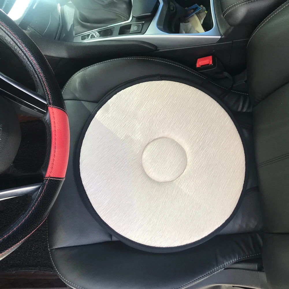 1pc 360 degree Cushion Coffee Car Seats Foam Mobility Aid Chair Seat