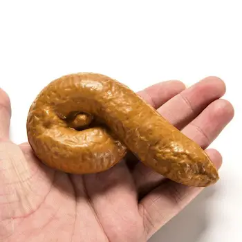 

Squishys Toys Gag-Funny Joke Tricky Toys Mischief Turd Gag Gift Realistic Shits Poop Fake Turd Classic Shit Funny Toys