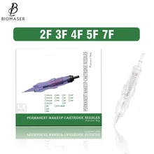 Biomaser 10 шт. профессиональная машина для перманентного макияжа иглы винт Catridges иглы татуировки 3F/4F/5F/7F для уточнения машины