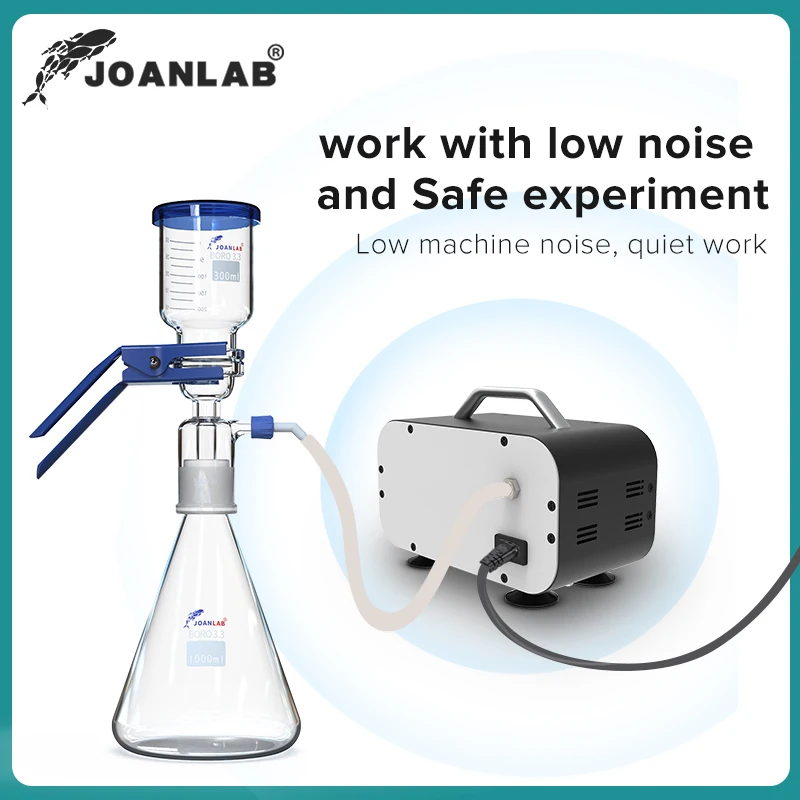 DC 12v Mini Oil-free Diaphragm Air Vacuum Pump Laboratory Filter Pump Portable Negative Pressure Lab Equipment 110v To 220v rotary vane vacuum pump