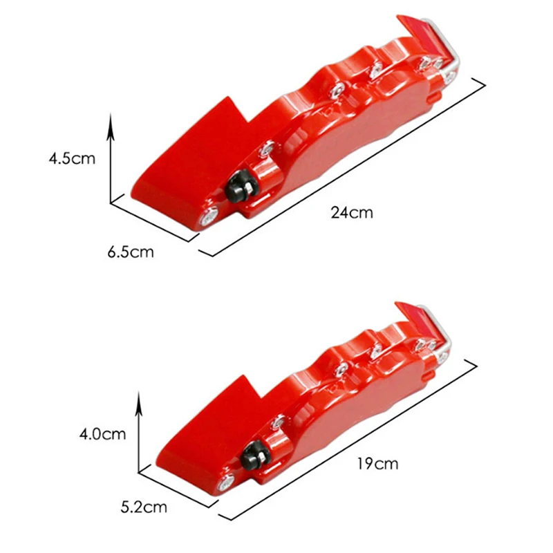 Universal Car Caliper Cover 3D Disc Brake Caliper Cover Medium Disc Brake Clamp Cap Kit Car Decor Supplies Wheel Accessories