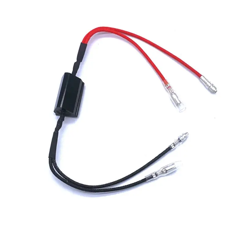 10W 10ohm Moto Resistance Power Resistor Load Decoding Resistor for LED Mini Turn Signal Light Flash Repairing Kits 4Pcs/Set