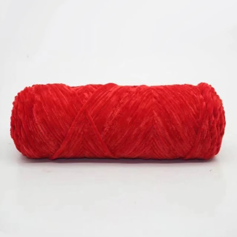 Velvet Yarn Soft Protein Cashmere Yarn Silk Wool Baby Yarn Crochet Knitting Yarn Cotton Baby Wool Diy Sweater - Color: 20