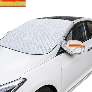 

Car windshield cover magnetic snow cover with two mirror covers ultralight protective windshield cover snow Frost sun UV dust