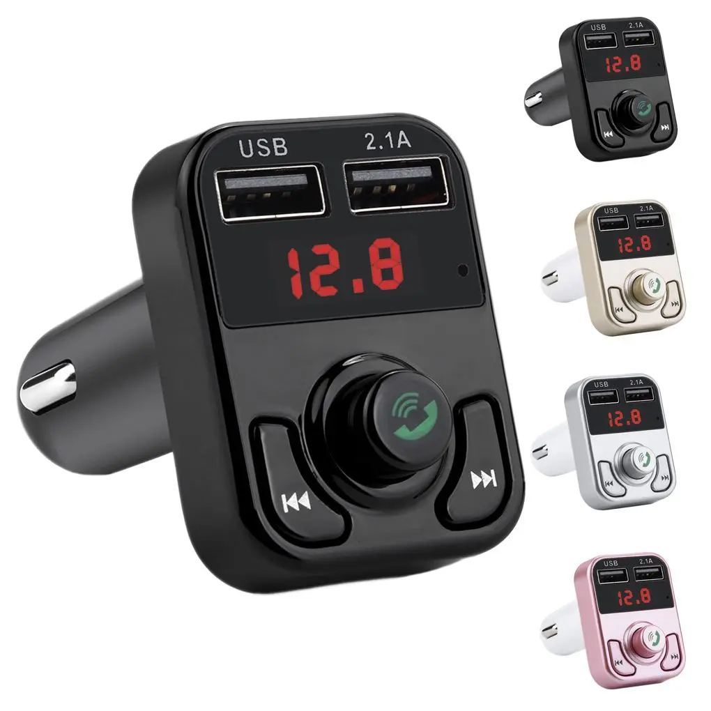 

Universal B3 Wireless FM Transmitter Support TF Card Handsfree Call Bluetooth Car MP3 Player Dual USB Cell Phone Auto Charger