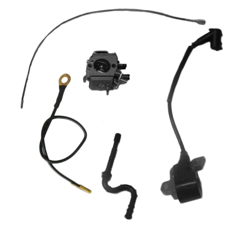 

MS290 MS310 MS390 Carburetor Kit Spark Plug Oil Pipes Petrol Filter Interface Chainsaw