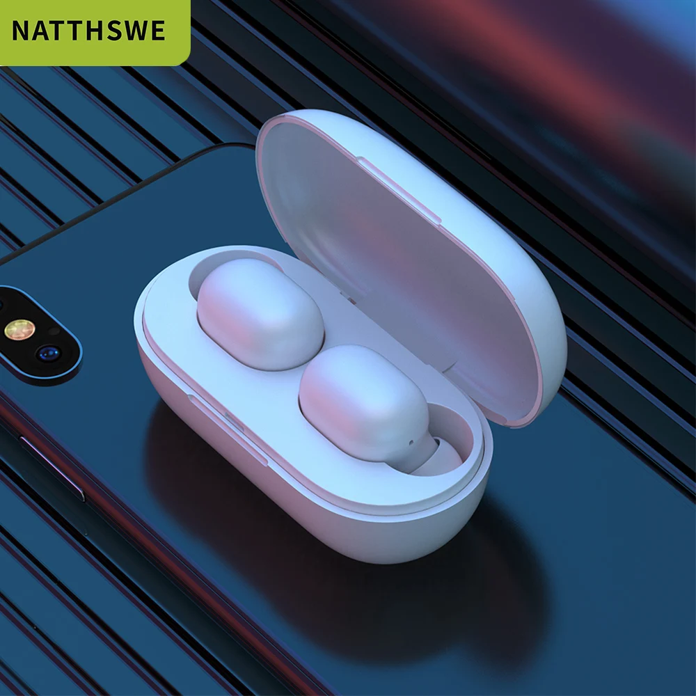 NATTHSWE GT1 TWS сенсорные bluetooth наушники с отпечатком пальца Беспроводные