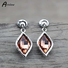 Anslow бренд Bijoux амулеты модные ювелирные изделия капли воды Кристалл хорошее качество серьги для женщин Женский подарок матери LOW0146AE