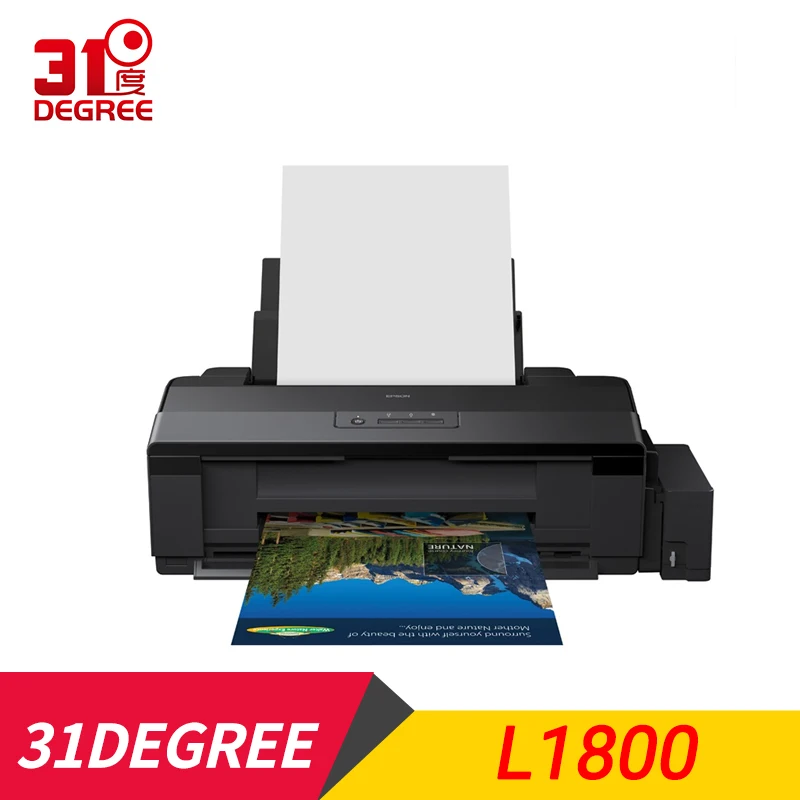 L1800 220 В 110 в EPSON L1800 6 видов цветов струйный принтер A3 размер струйный принтер поддержка сублимации - Цвет: L1800