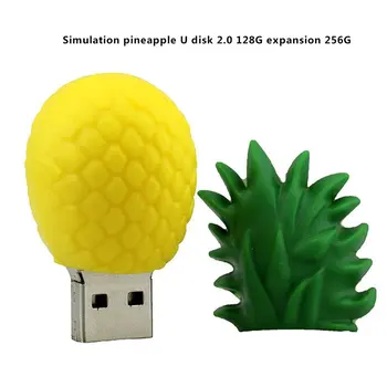 

Creative Simulated Pineapple USB2.0 Flash Drive Pendrive 4G 8G 16G 32G 64G 128G Memory Stick Storage U Disk Plug and Play