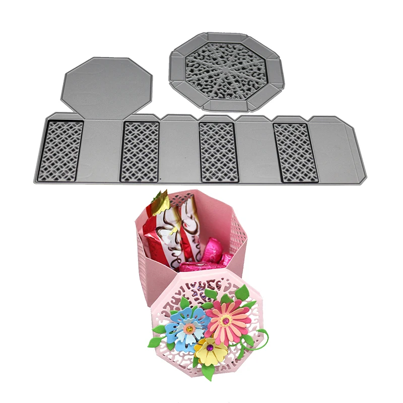 

Christmas Candy box DIY Metal Scrapbook Cutting Dies Embossing Stencil for Kid's Creative Arts Crafts Supplies Card Supplies