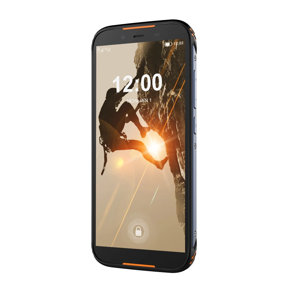 HOMTOM HT80 4G LTE IP68 Waterproof Smartphone 5.5 Inch HD+ MT6737 Quad Core Android 10 13.0MP NFC 4300MAH Rugged Mobile Phone motorola moto cell phone