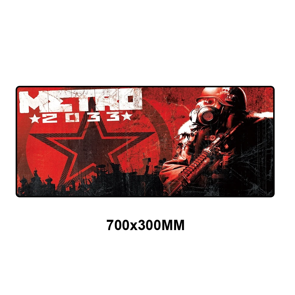 DT2033-004 Большой коврик для мыши Metro 2033, компьютерный геймер для ноутбука, коврики для мыши, Персональный Игровой Коврик для мыши, офисный коврик для мыши 70x30 см - Цвет: DT2033-004