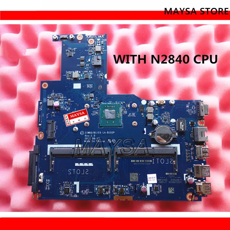 Высококачественная материнская плата для ноутбука Lenovo B50-30 15 дюймов ZIWB0B1E0 с