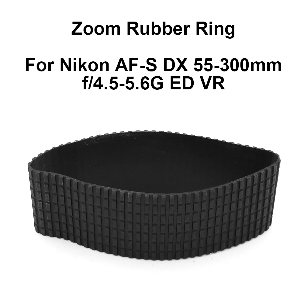 Lens Zoom Grip Rubber Ring Replacement For Nikon Afs Dx 55300mm F/4.5