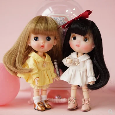 

Pure clothes for Obitsu11 OB11 1/12 doll star Siamese Skirt available for cu-poche OB11 doll accessories doll Siamese Skirt