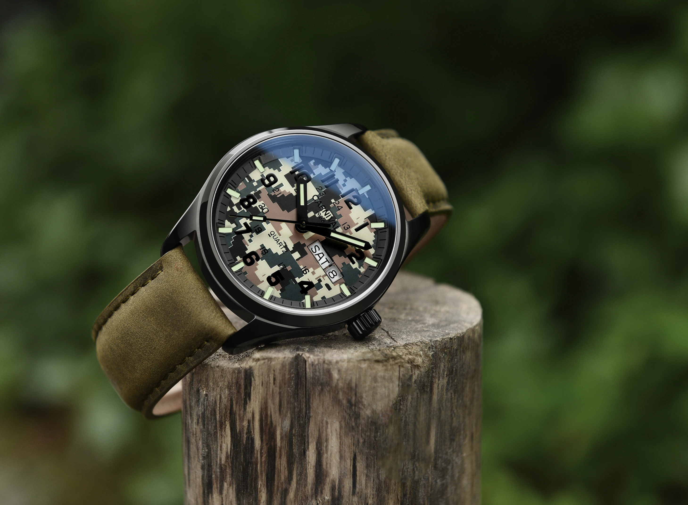 Карнавальные модные роскошные Роскошные мужские часы tritium T25 светящиеся