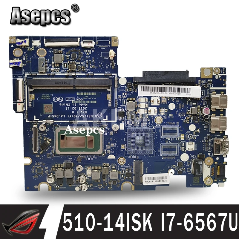 LA D451P материнская плата для ноутбука For Lenovo YOGA 510 14ISK Flex4 1470 оригинальная I7