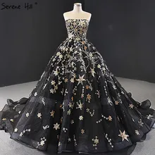 black and gold ball gown dress