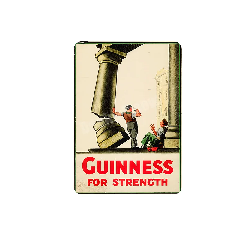 Сладкое вино табличка Guinness Гавана коктейль Винтаж Металл Олово Знаки Паб Бар казино настенные украшения для водки, пива, вина плакат MN127 - Color: J