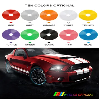 

8M/ Roll Car Vehicle Color Wheel Rims Protectors Car Styling And Decals Decor Strip Tire Guard Line Rubber Moulding Trim