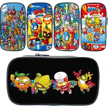 

Super Zings Cartoon Child Pencil Bag Students Superzings Pen Bag Teens Stationery Bag Kids boys girl Pencil Case Children Gift