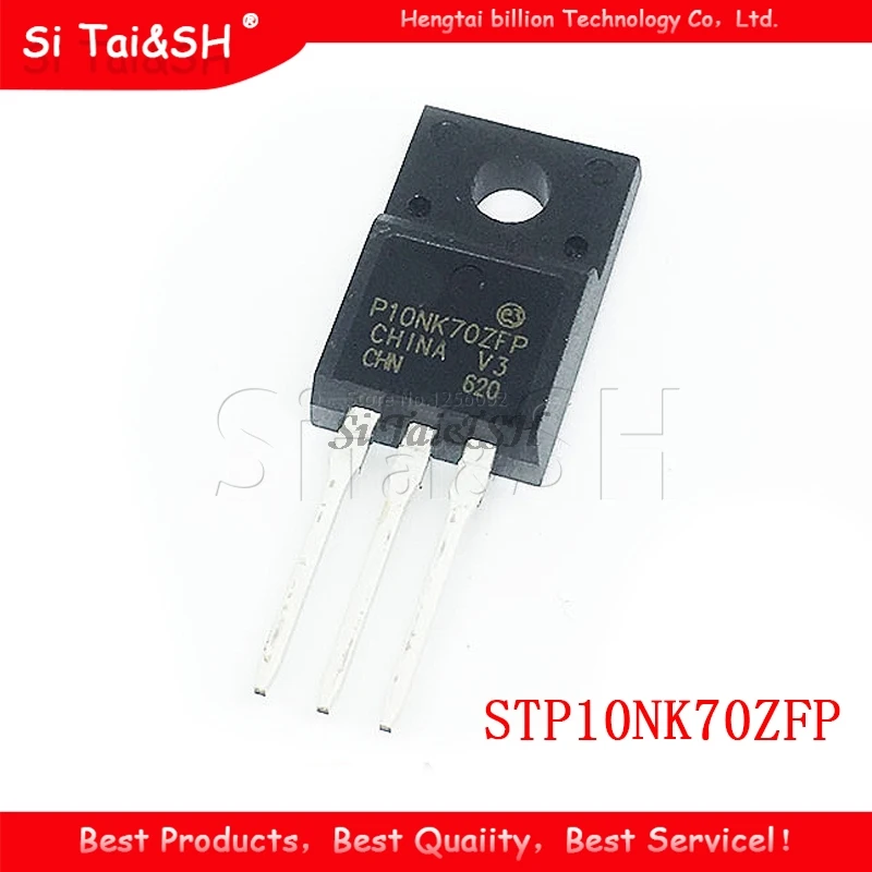 10 шт. STP10NK70ZFP TO-220F P10NK70ZFP STP10NK70-220 10NK70 STP10NK70Z новый оригинальный | Электронные