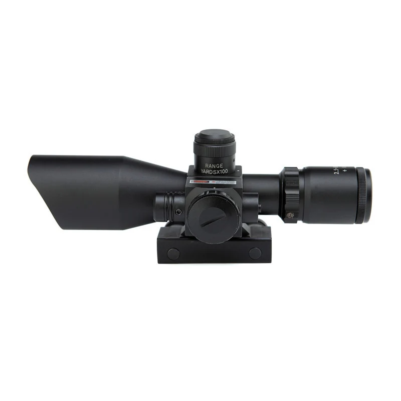 

Optics Sideswipe 2.5-10x40 Red Laser Long Hunting Range Rifle Scope Riflescope Rangefinder