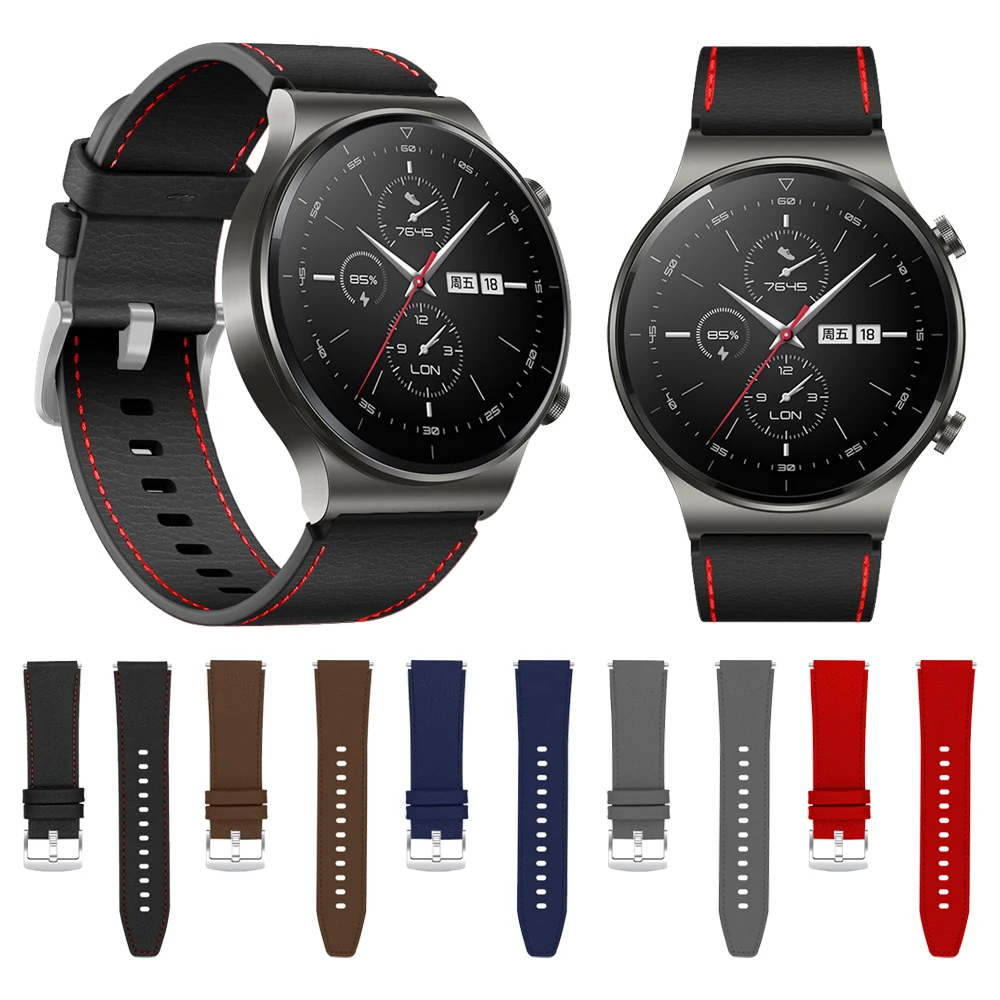 Huawei watch gt 2 pro用レザーストラップ,交換可能なアクセサリー