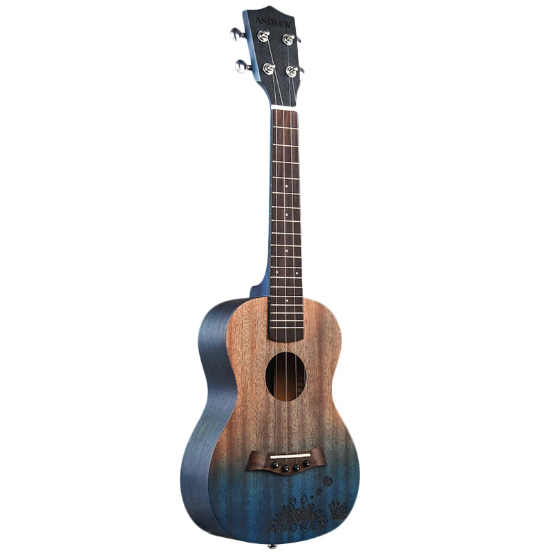 

ANDREW Ukulele Concert Ukulele 23 Inch 4 Strings Guitar Hawaiian Mahogany Uke Stringed Instrument