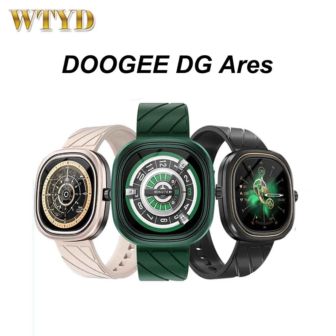 DOOGEE DG Ares Smartwatch 1.32" Round Touch Screen 300mAh Battery 360*360HD Urtral-thin Sport Smart Watch for Android IOS Phone |