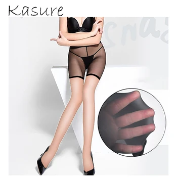 

KASURE Silky Transparent Summer Under Skirt Shorts For Women Sexy Soft Cotton Safety Pants Breathable Short Tights For Lady