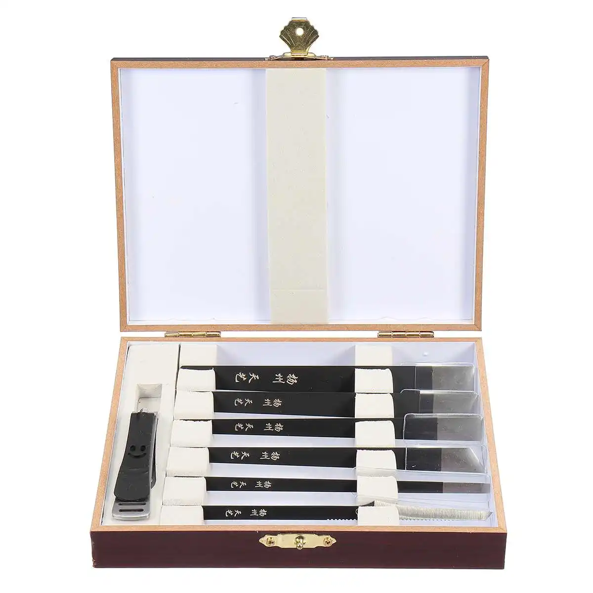 7Pcs/set Cuticle Dry Dead Skin Remover Toe Nail Pedicure knife Feet Care Manicure Nails Clipper Scissors Tweezer with Box