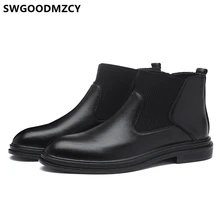 Ботильоны; мужские ботинки; дизайнерская обувь из натуральной кожи; Мужские модельные ботинки; итальянский бренд; ботинки «Челси»; Мужская Военная обувь; Coiffeur