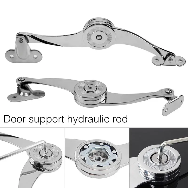 

Durable Door Support Rods Cabinets Lift Hinge Silver Portable Hardware Support Rod Practical Accessories Zinc Alloy