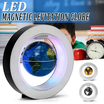 

Novelty Gifts LED Floating Globe Magnetic Levitation Light Round Antigravity Balls for Kids Home Decor Gifts World Map Lamps