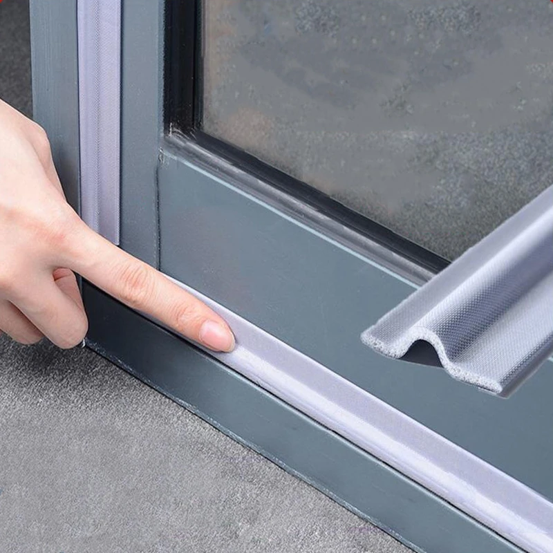 2M Self Adhesive window gap sealing strip Windproof soundproof foam Weather Stripping Sliding mousse acoustique door bottom seal |