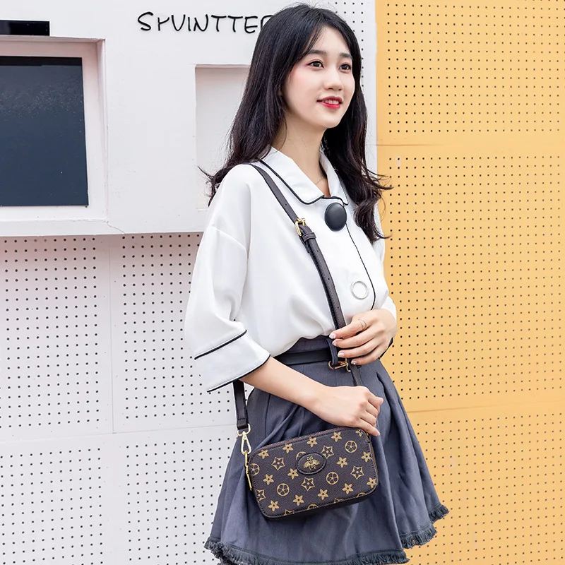 

Bag Women's 2019 New Style Shoulder Bag Fashion Handbag Cross Border Factory Direct Selling Europe And America Square Sling Bag