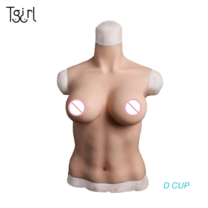 Tgirl кроссдресс силиконовый костюм грудь для кроссдрессеров перетащите королеву D