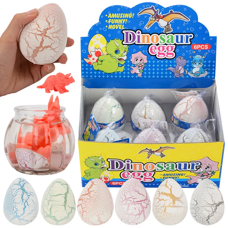 Toy Water Embryonated Egg Dinosaur Egg Crack Resurrection Small Hatching Toy Expansion Bubble Water Strange New Toy