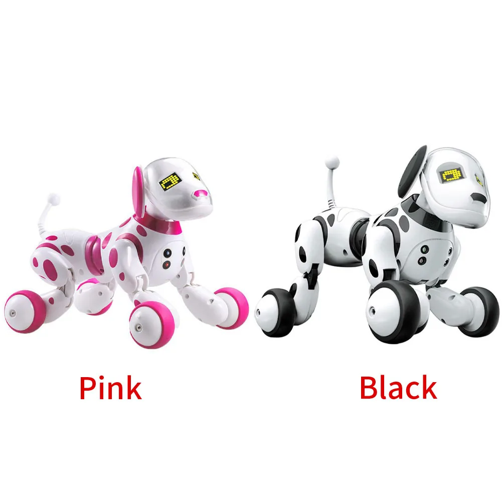 Wireless RC Robot Dog Talking Smart Electronic Pet Toy Educational Intelligent Children Birthday Gift Led Interactive Sing Dance