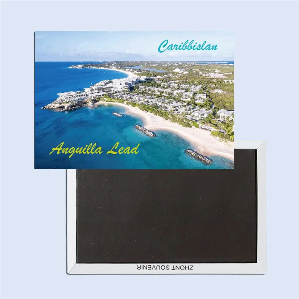 Anguilla Lead Карибский остров Карибского моря туристический сувенир жесткий