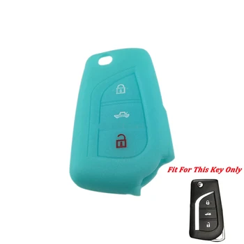 

For Toyota Corolla Silicone Fob Skin Key Cover Key Protector Remote Keyless Coolbestda Silicone Key Fob Cover