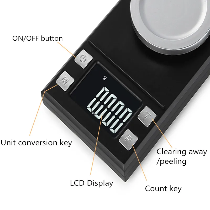 Generic 100g/50g/20g Mini Digital Scale for Medicinal Herbs Lab