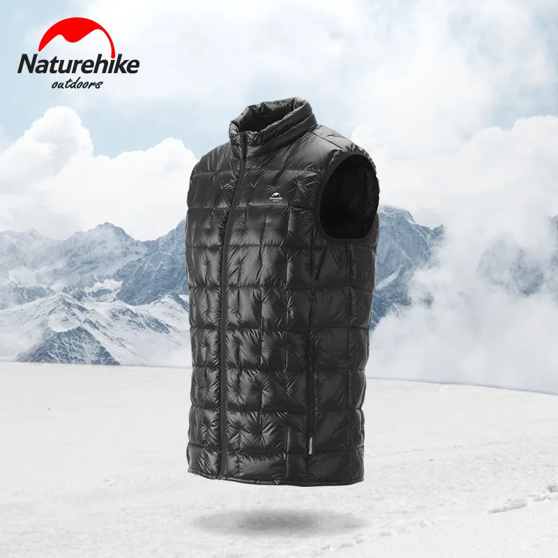 Naturehike 1000FP пуховый жилет Сверхлегкий 10D нейлоновый женский мужской теплый пуховик