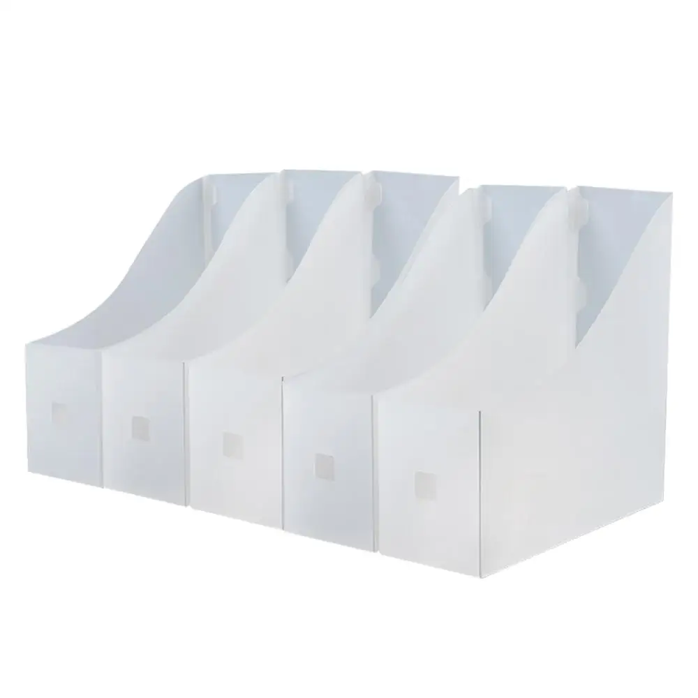 

Transparent matte simple desktop file bar office data storage box Japanese-style storage box data rack file rack